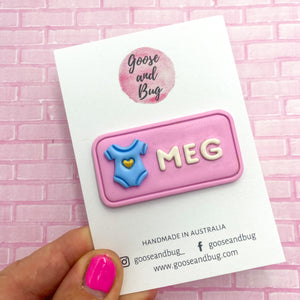 Name Badge - Baby theme